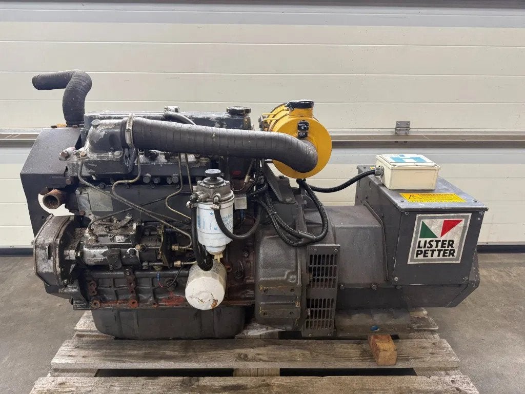 Lister DWS4A Stamford 30 kVA generatorset (bj 1999), Ophalen of Verzenden