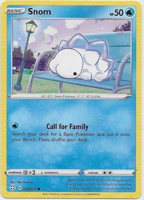 Shining Fates,  Snom [common] 29/72, Verzenden, Nieuw, Losse kaart