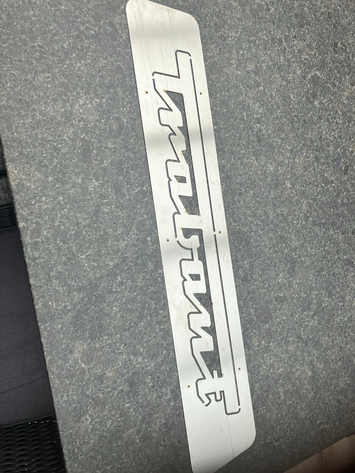 RVS platen voor Trabant 601 en Sachsenring, Voor, Nieuw, Ophalen of Verzenden, Oldtimer onderdelen