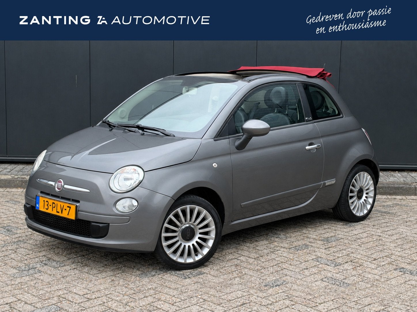 Fiat 500 C 1.2 4 cilinder | Cabrio | AUTOMAAT | Apple Carpla, Stof, Gebruikt, 4 cilinders, Cabriolet