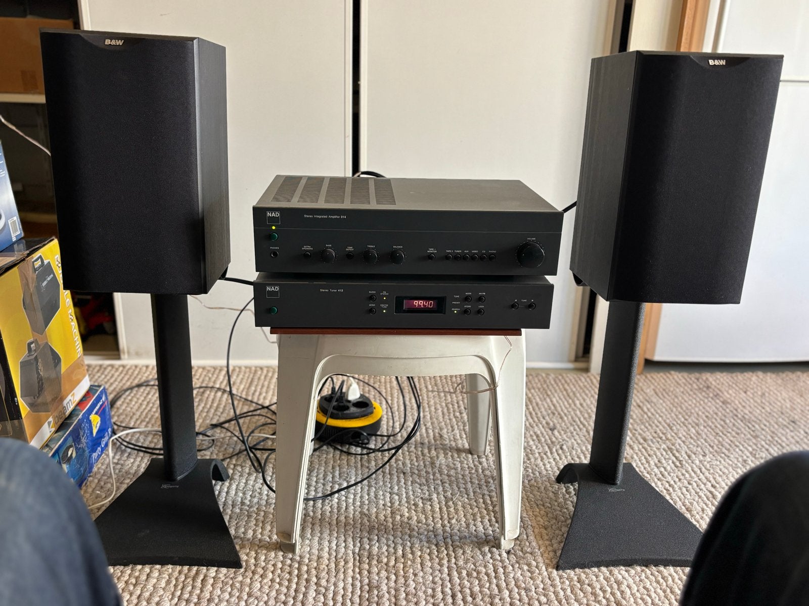 NAD Stereo Set met B&W DM601 Speakers, Gebruikt, Tuner of Radio, Losse componenten, Ophalen