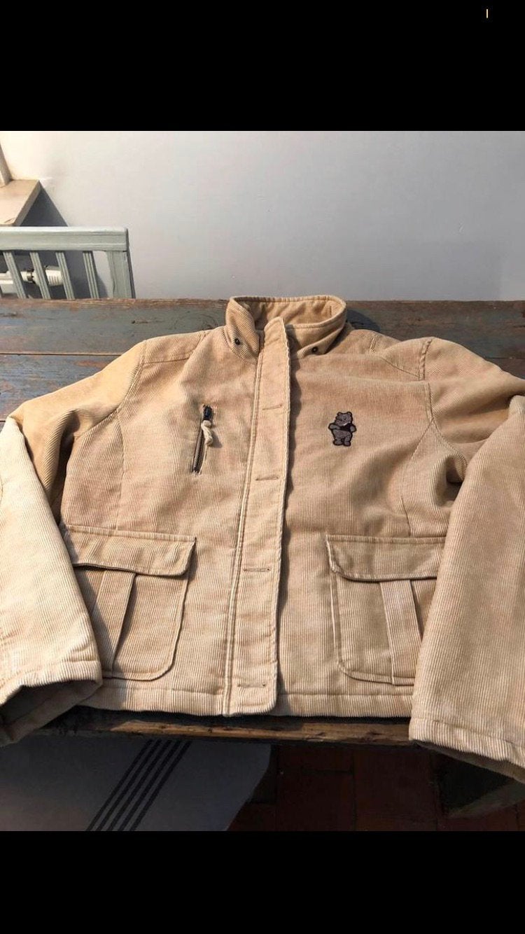 JAS VEST CORDUROY BEIGE XL DISNEY, Ophalen of Verzenden, Zo goed als nieuw, Maat 46/48 (XL) of groter, Beige