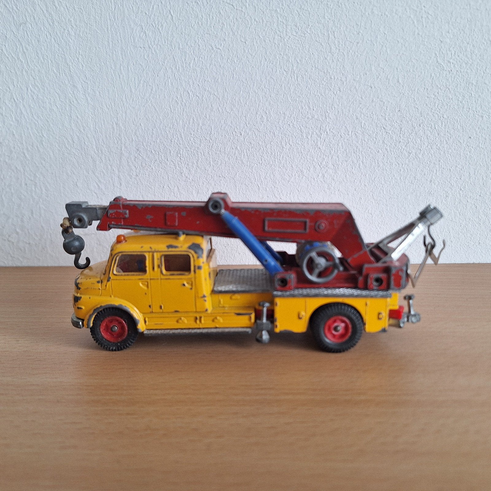 te koop Siku Mercedes kraanwagen, Ophalen of Verzenden, Gebruikt, Bus of Vrachtwagen, SIKU