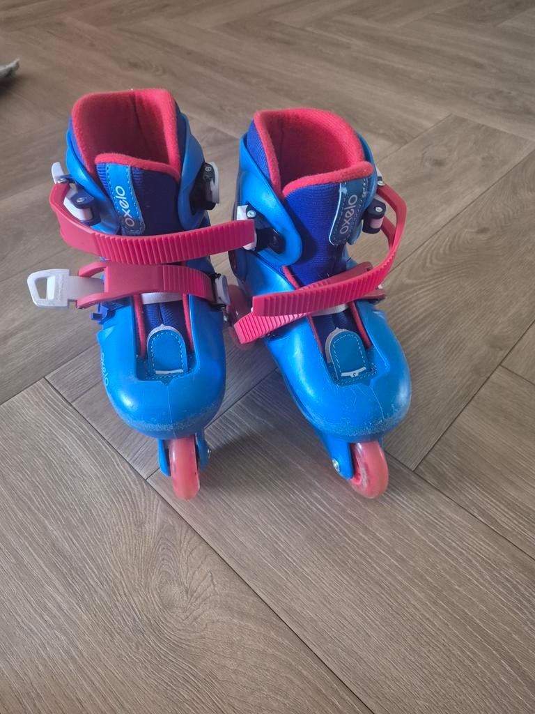 Oxelo Inline Skates voor Kinderen - Blauw/Rood, Ophalen of Verzenden