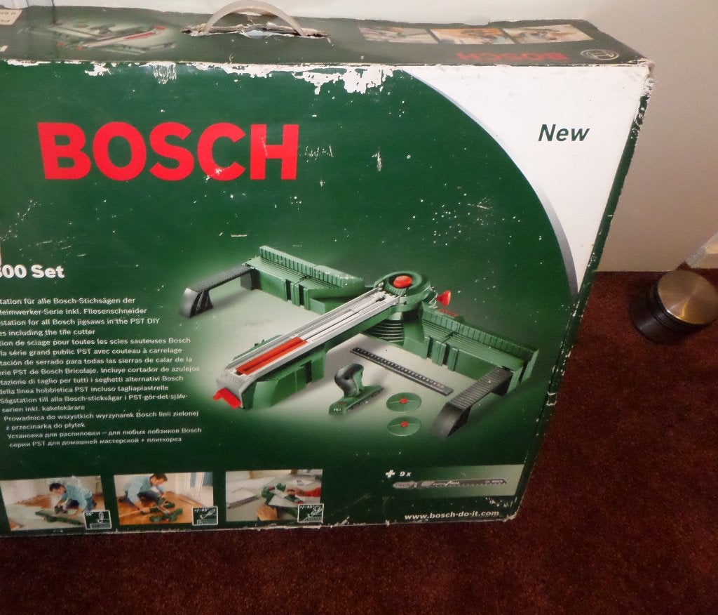 Bosch zaagstation PLS300 SET - ZGAN, Doe-het-zelf en Verbouw, Gereedschap | Zaagmachines, Ophalen, Decoupeerzaag, Zo goed als nieuw