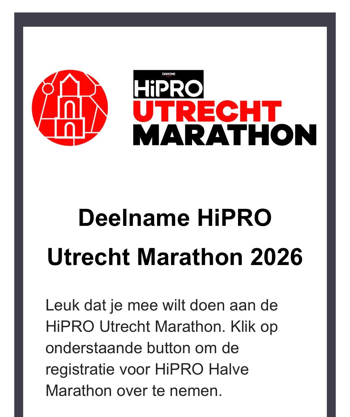 Hipro 21 km marathon 2026, Eén persoon, Overige soorten