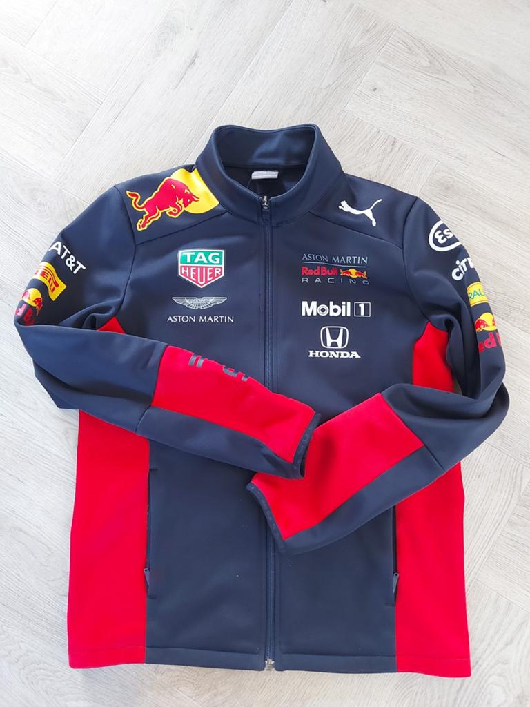 Softshell jas red Bull racing maat xs origineel, Ophalen of Verzenden, Zo goed als nieuw, Maat 46 (S) of kleiner, Blauw