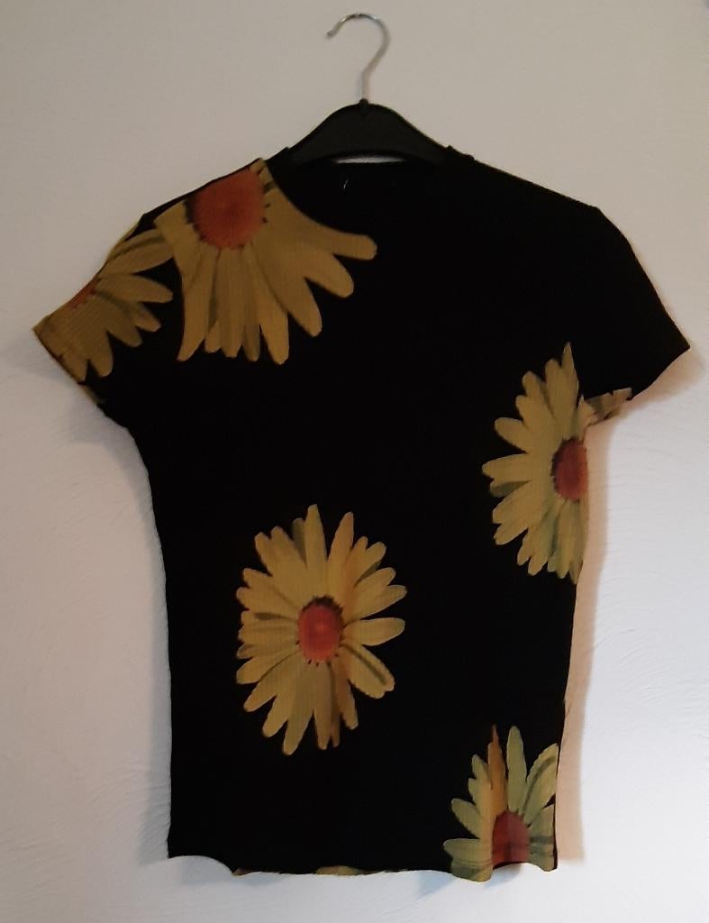 T SHIRT, Ophalen, Zwart, Maat 42/44 (L), Zo goed als nieuw