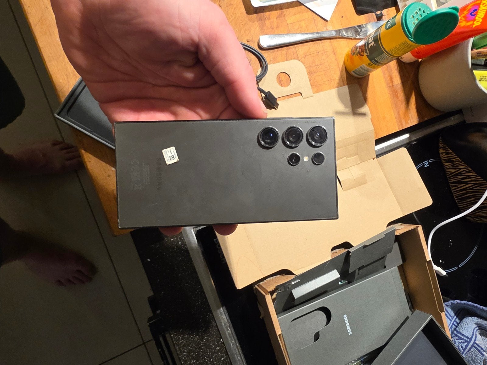 Samsung Galaxy S24 Ultra 256GB Zwart - uitstekende staat, Telecommunicatie, Mobiele telefoons | Samsung, Gebruikt, Galaxy S24