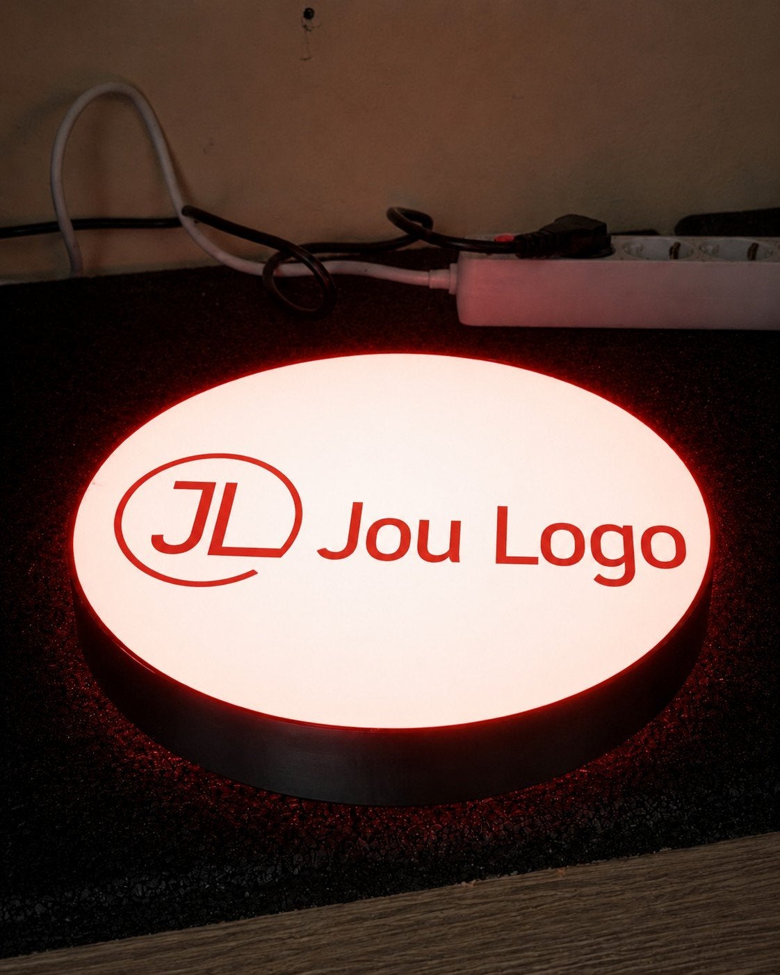 Gepersonaliseerde 3D Geprinte Lightbox/Lichtbak met LED, Met afstandsbediening, Kunststof, Meerkleurig, Nieuw