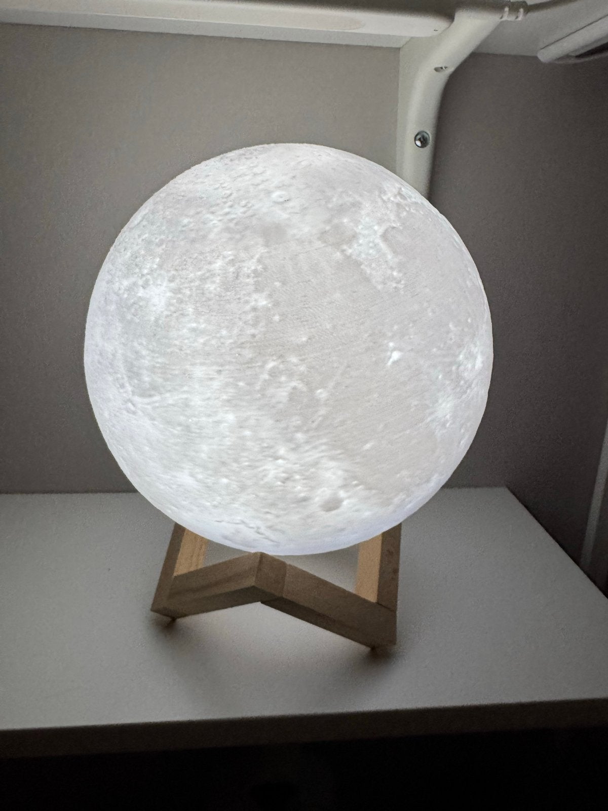 Kleurrijke Maanlamp - Sfeervolle Verlichting, Ophalen, Kunststof, Meerkleurig, Nieuw