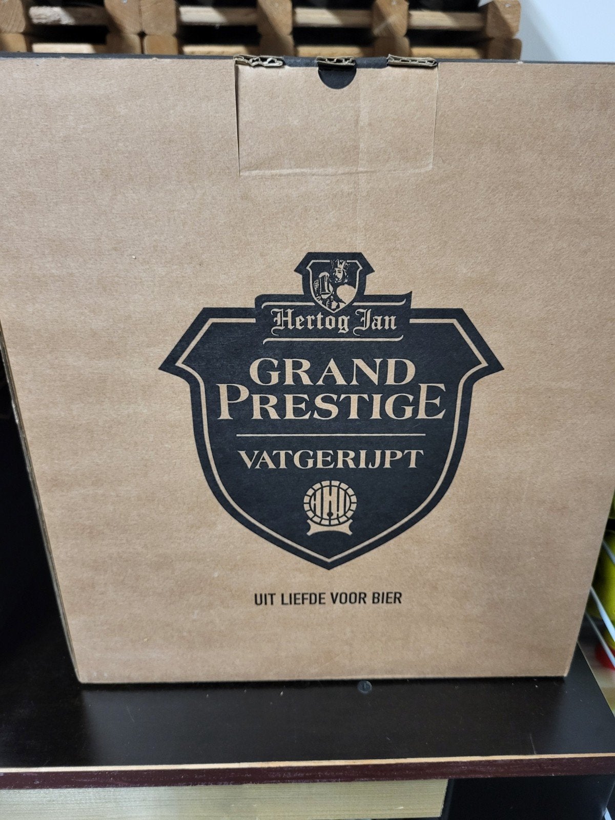 Grandprestige vatgerijpt 2025, Verzamelen, Biermerken, Ophalen of Verzenden, Nieuw, Flesje(s), Hertog Jan