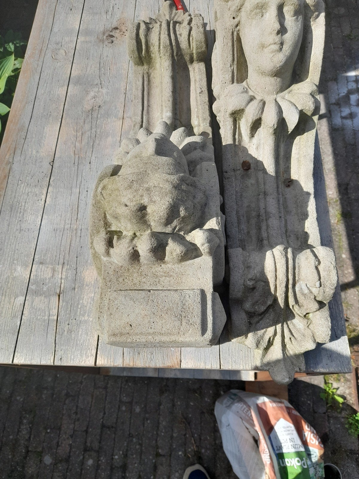 Console voor landelijk interieur, Ophalen