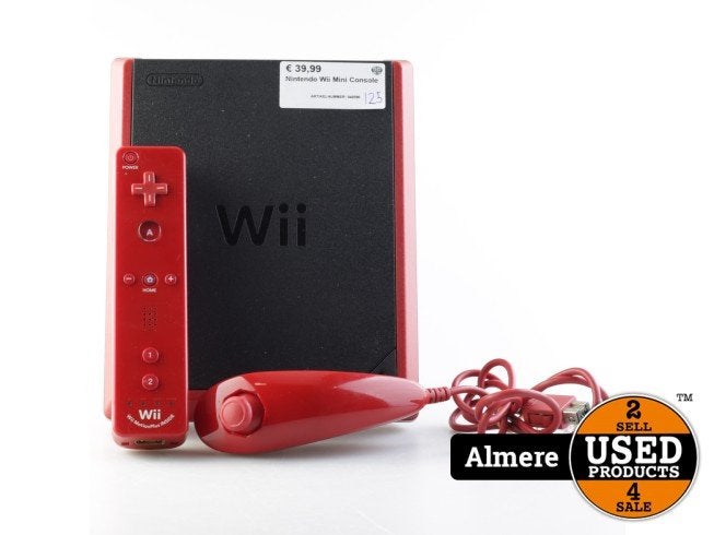 Nintendo Wii Mini Console, Nintendo, Zo goed als nieuw, Support@nintendo.com, 11-1 Hokotate-cho, Kamitoba, Minami-ku
Kyoto 601-8501
Japan