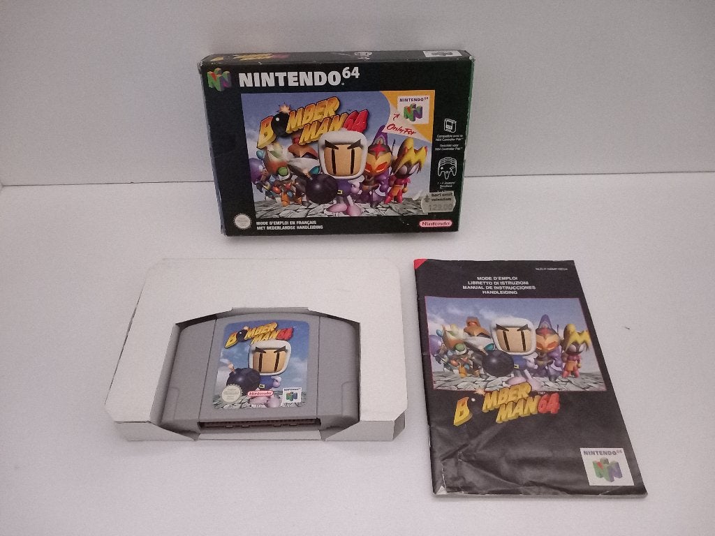 Bomberman 64 (NIntendo 64), Spelcomputers en Games, Avontuur en Actie, Gebruikt, Verzenden, 1 speler
