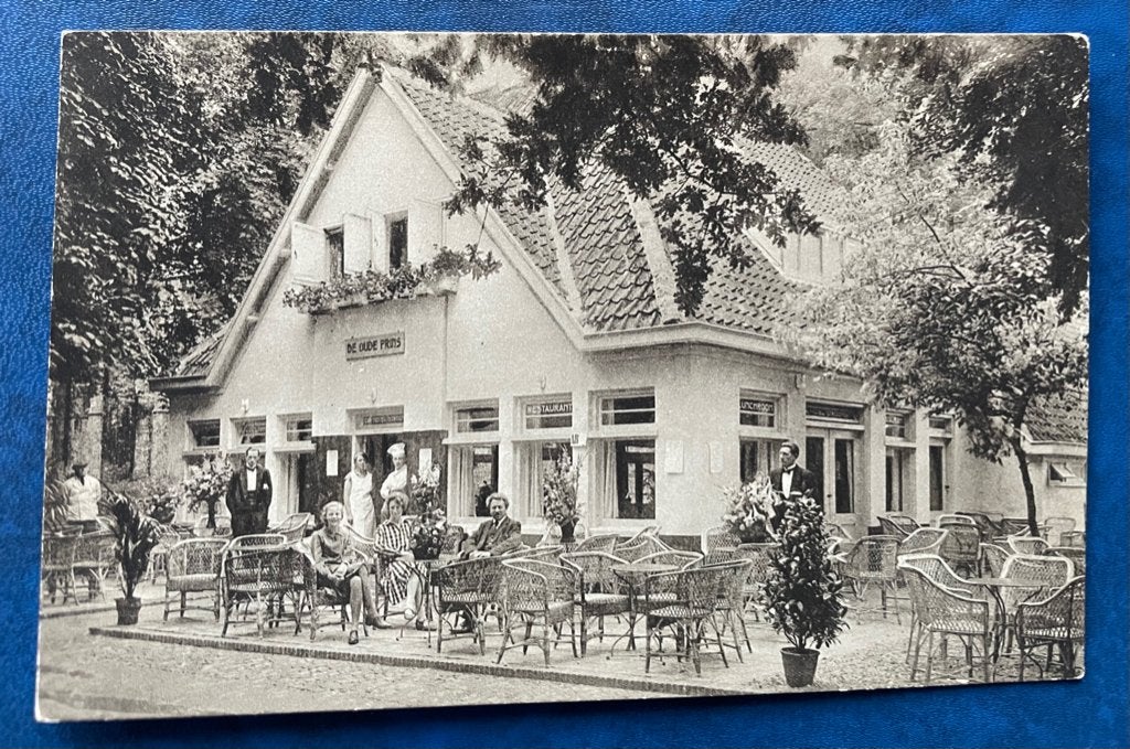 ansichtkaart van Bergen N.H. ; Hotel de oude Prins., Verzamelen, Verzenden, 1960 tot 1980, Noord-Holland