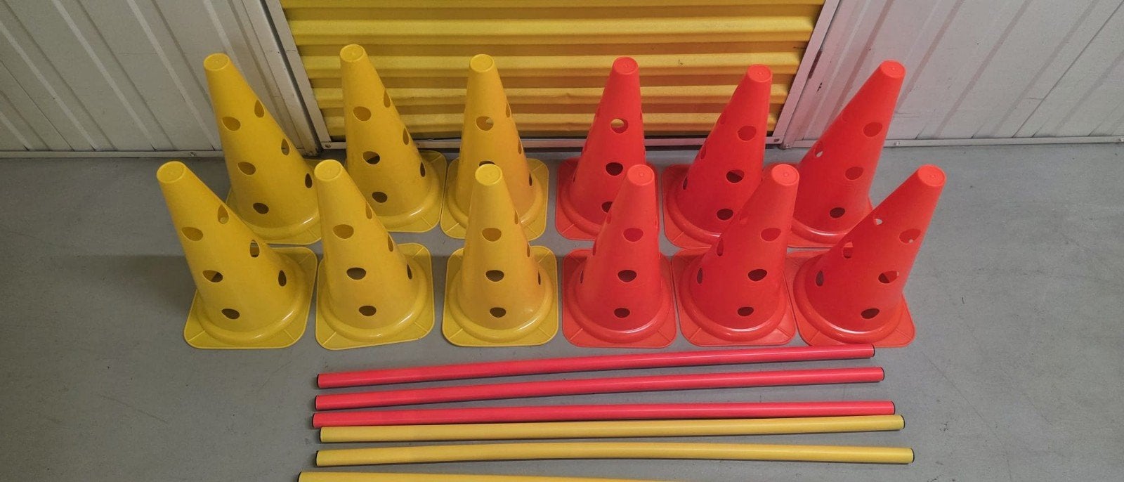 Behendigheidsset voor honden/kinderen//Agility training set, Ophalen, Zo goed als nieuw