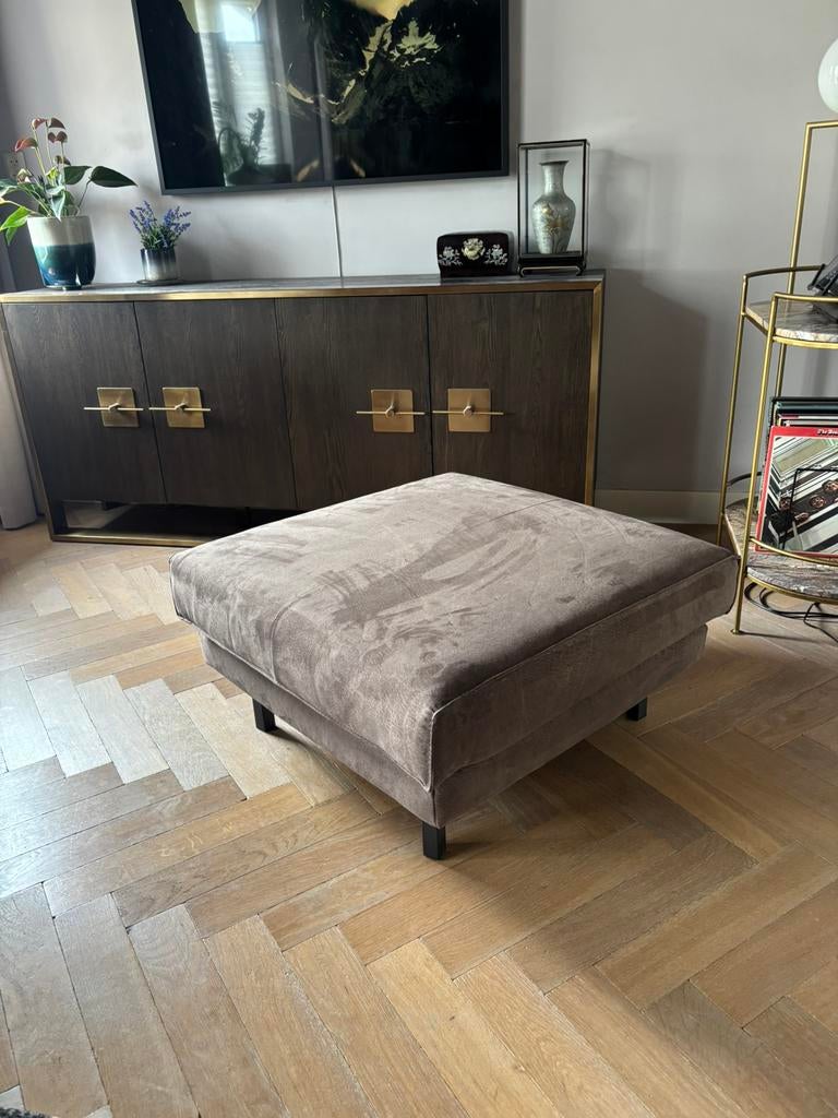 Hocker van ecoleer, Ophalen, Overige materialen, Gebruikt, Vierkant