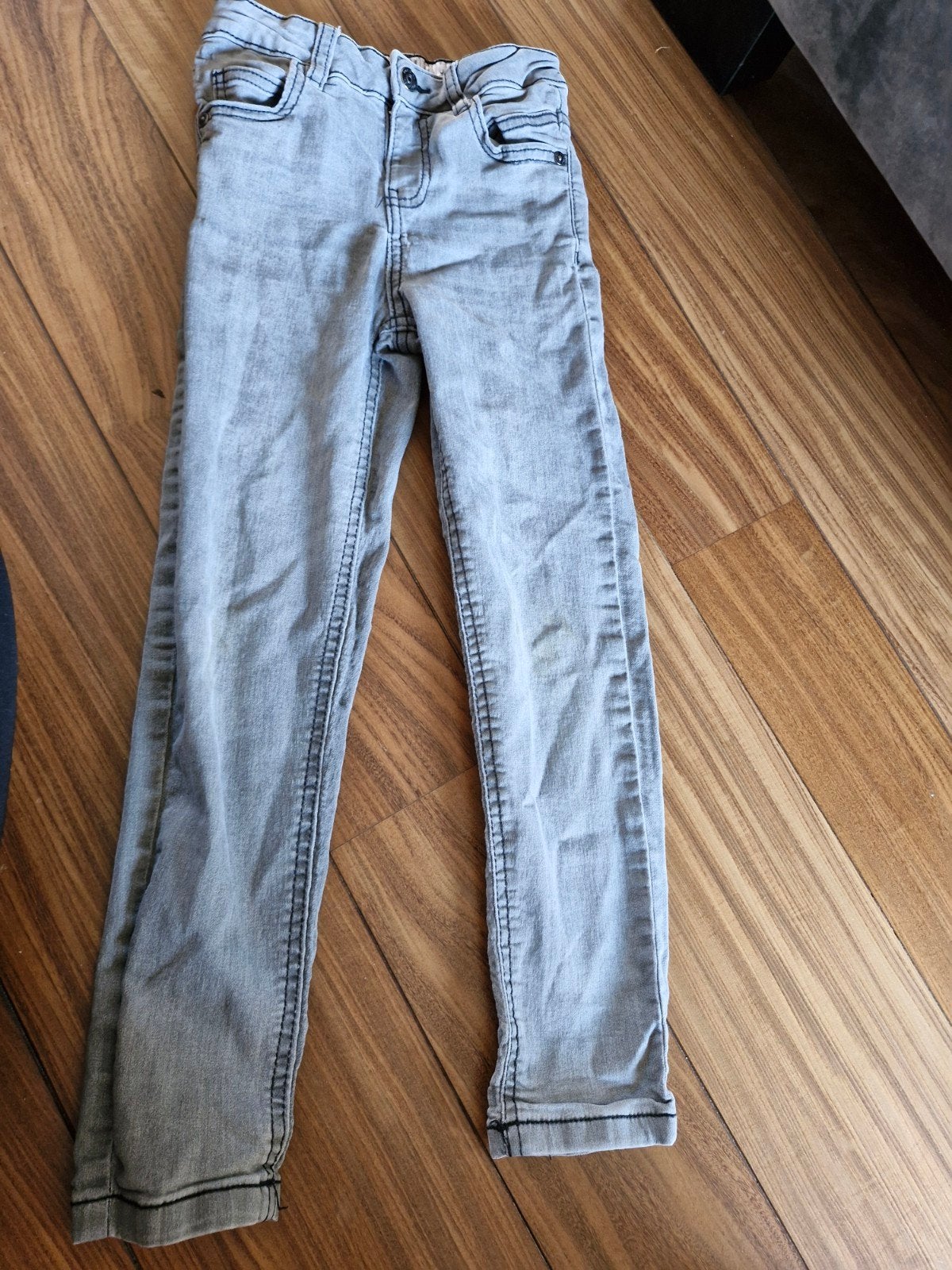 Jeans 122 grijs scapino, Ophalen of Verzenden, Zo goed als nieuw, Jongen, Broek