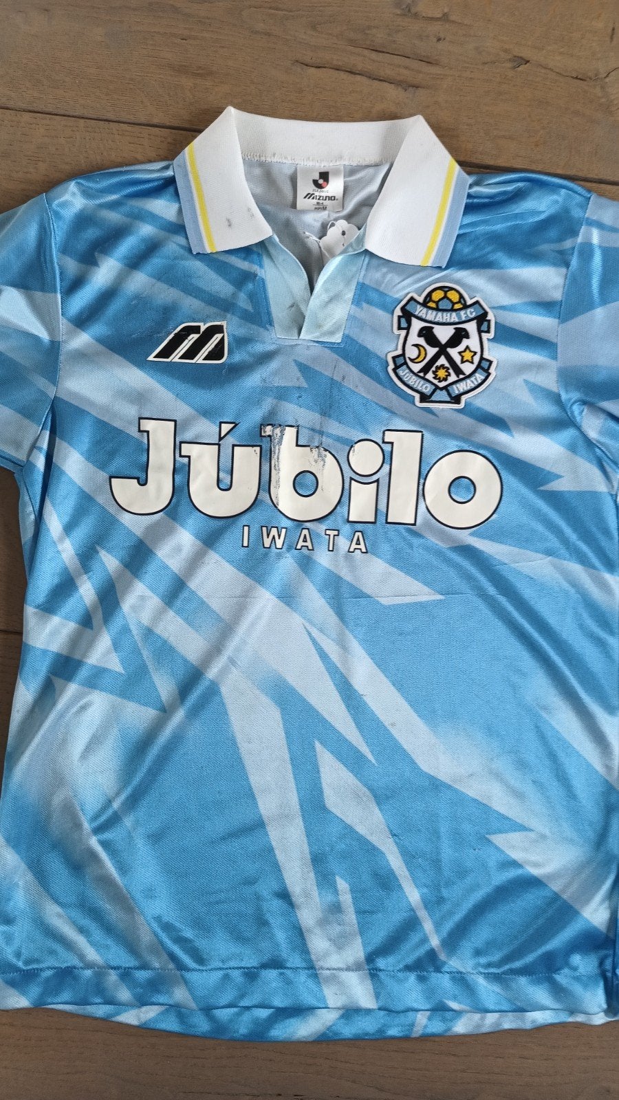Vintage shirt J League Yamaha jubilo iwata Mizuno 94-95, Ophalen of Verzenden, Gebruikt, Buitenlandse clubs, Shirt