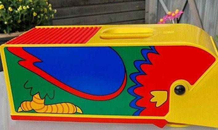 Lego Vintage Abrick Bouwstenen Opbergkoffer met Handvat, Ophalen of Verzenden, Zo goed als nieuw