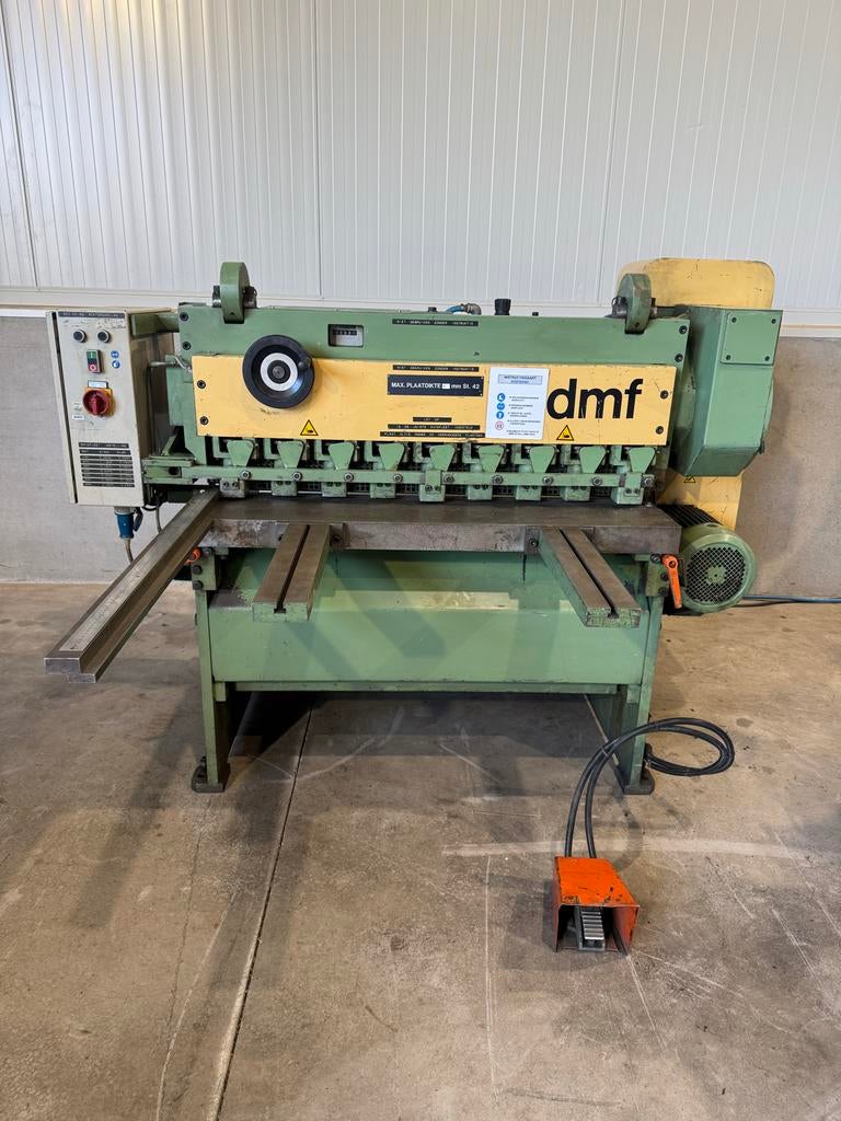 Guillotineschaar DMF 1100mm x 8mm, Ophalen, Zo goed als nieuw