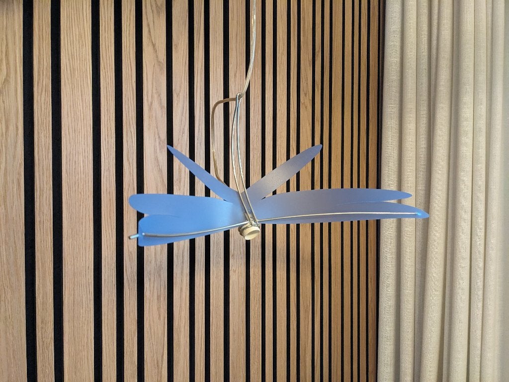 Vintage design hanglamp "Dragonfly", Gebruikt, E14 (klein), Ophalen of Verzenden, Minimalistisch