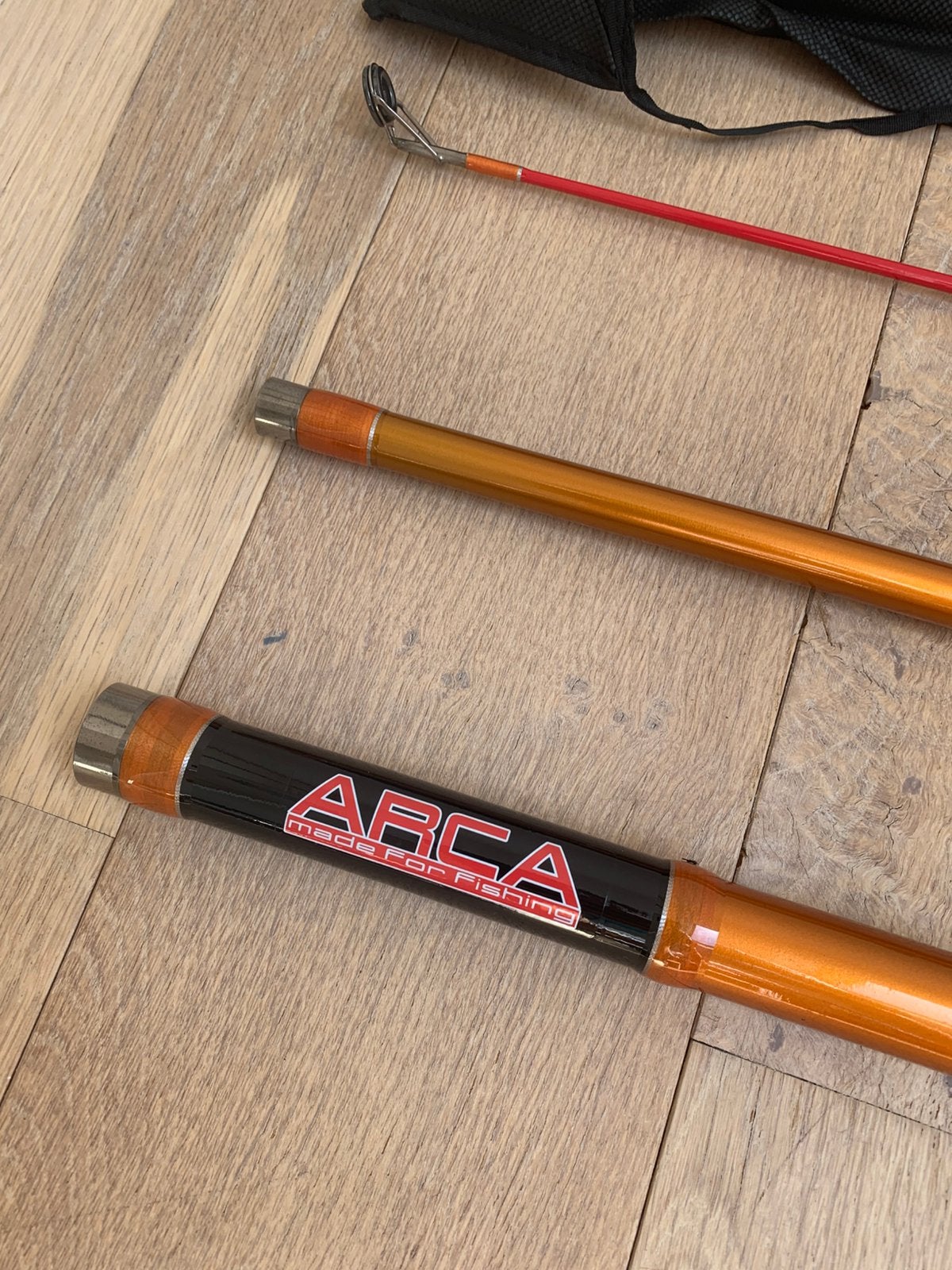 2x nieuwe Arca Nautic strandhengels + zeemolens, 4.50m 200gr, Arca, Nieuw, Ophalen of Verzenden, Arca