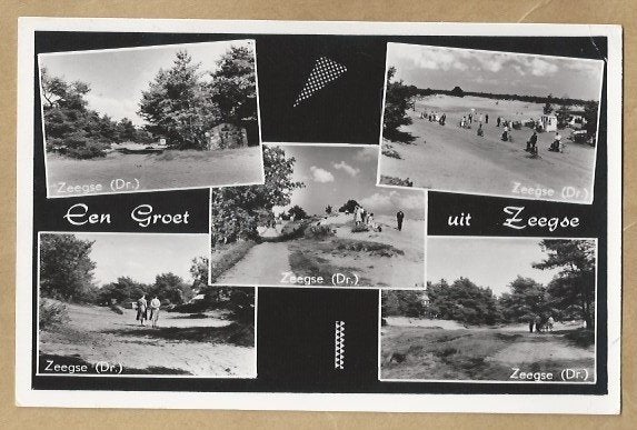Ansichtkaart Een Groet uit Zeegse (Dr.) - Gelopen, Verzamelen, Ophalen of Verzenden, Voor 1920, Gelopen, Drenthe