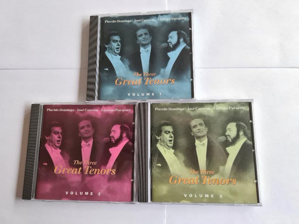 5085 3cd the three great tenors vol 1 - 2- 3, Verzenden, Classicisme, Gebruikt, Kamermuziek