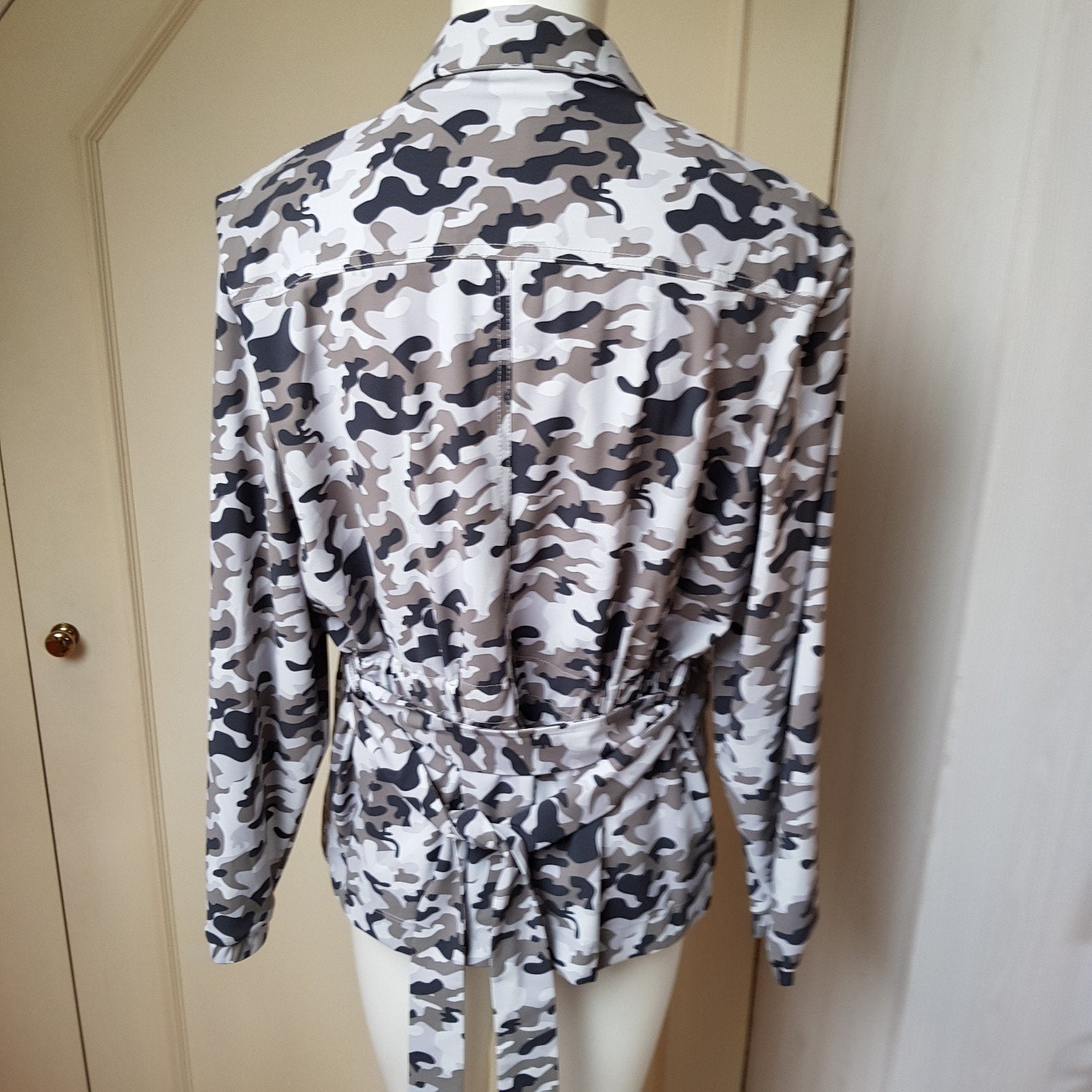 Nieuwe blazer camo camouflage grijs wit 36 S Penn & Ink, Penn & Ink, Nieuw, Ophalen of Verzenden, Jasje