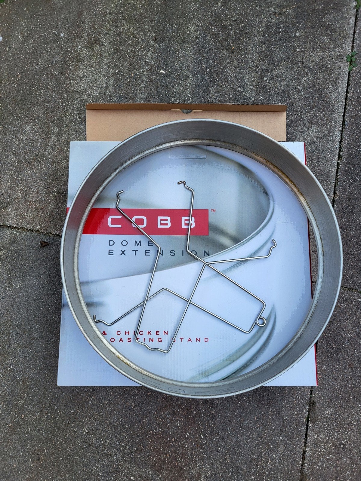 COBB Dome Extension & Chicken Roasting Stand, Ophalen of Verzenden, Zo goed als nieuw, COBB