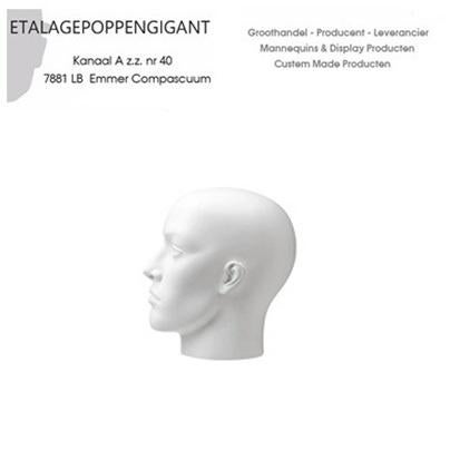 Presentatie Hoofd Mannelijk (Nieuw) Etalagepoppengigant, Ophalen of Verzenden, Nieuw, One size fits all, ETALAGEPOPPENGIGANT.NL