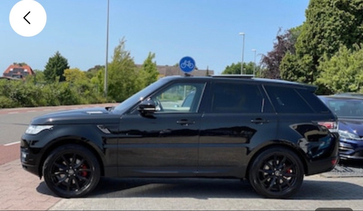 Land Rover Range Rover (sport) 3.0 Tdv6 155KW 2014 Zwart, 2993 cc, 255 €/maand, Zwart, 14 km/l