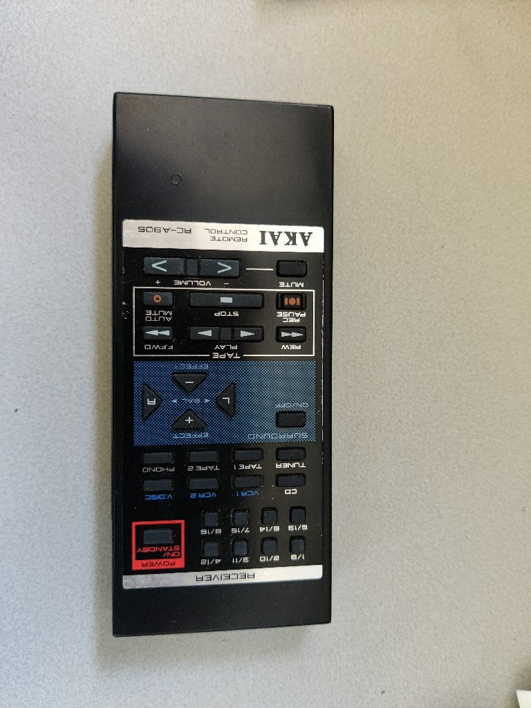Akai afstandbediening RC-A905, Audio, Tv en Foto, Afstandsbedieningen, Ophalen of Verzenden, Gebruikt, Origineel