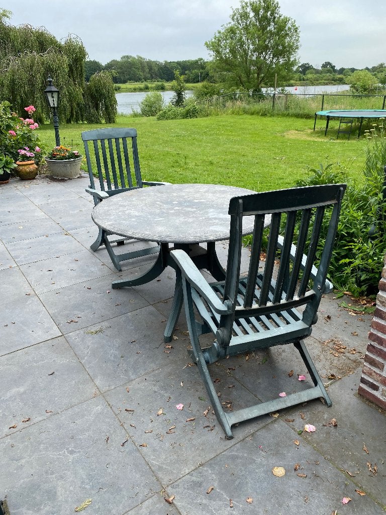 Hartman tuinset, Kunststof, Gebruikt, Tuinset, Eettafel