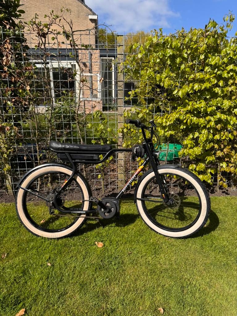 Ruff Cycles Biggie fatbike, 500 Wh accu, Bosch Active Line, Ophalen, Gebruikt, Staal, Overige typen