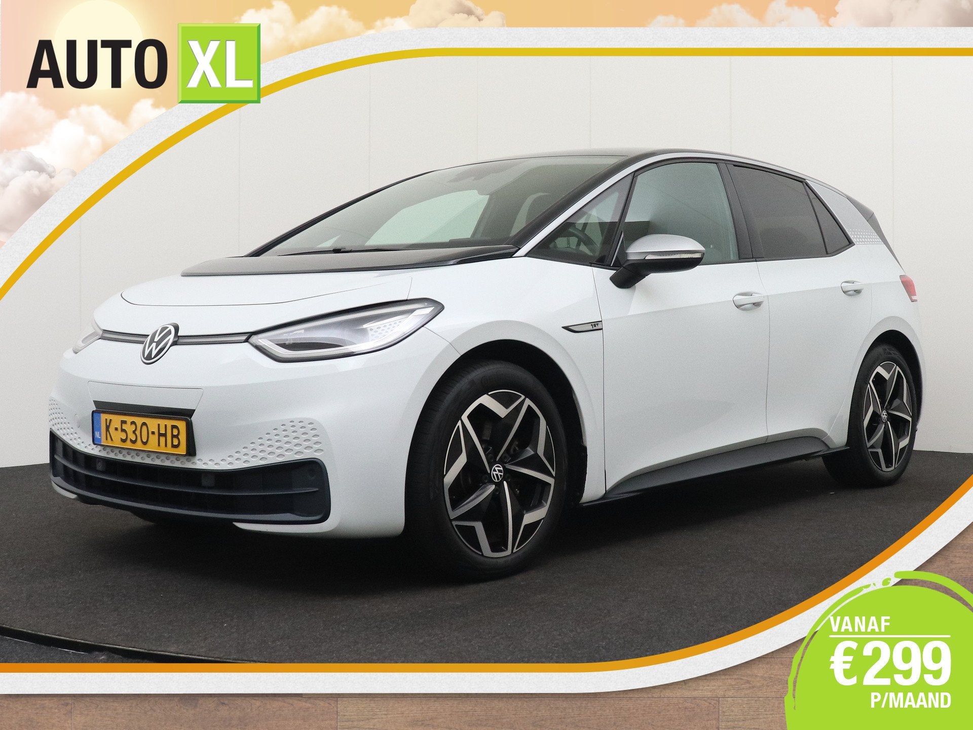 Volkswagen ID.3 First Plus 58 kWh (94% SOH) Afn.Trekhaak Car, Auto's, Automaat, Dealer onderhouden, Gebruikt, Zwart