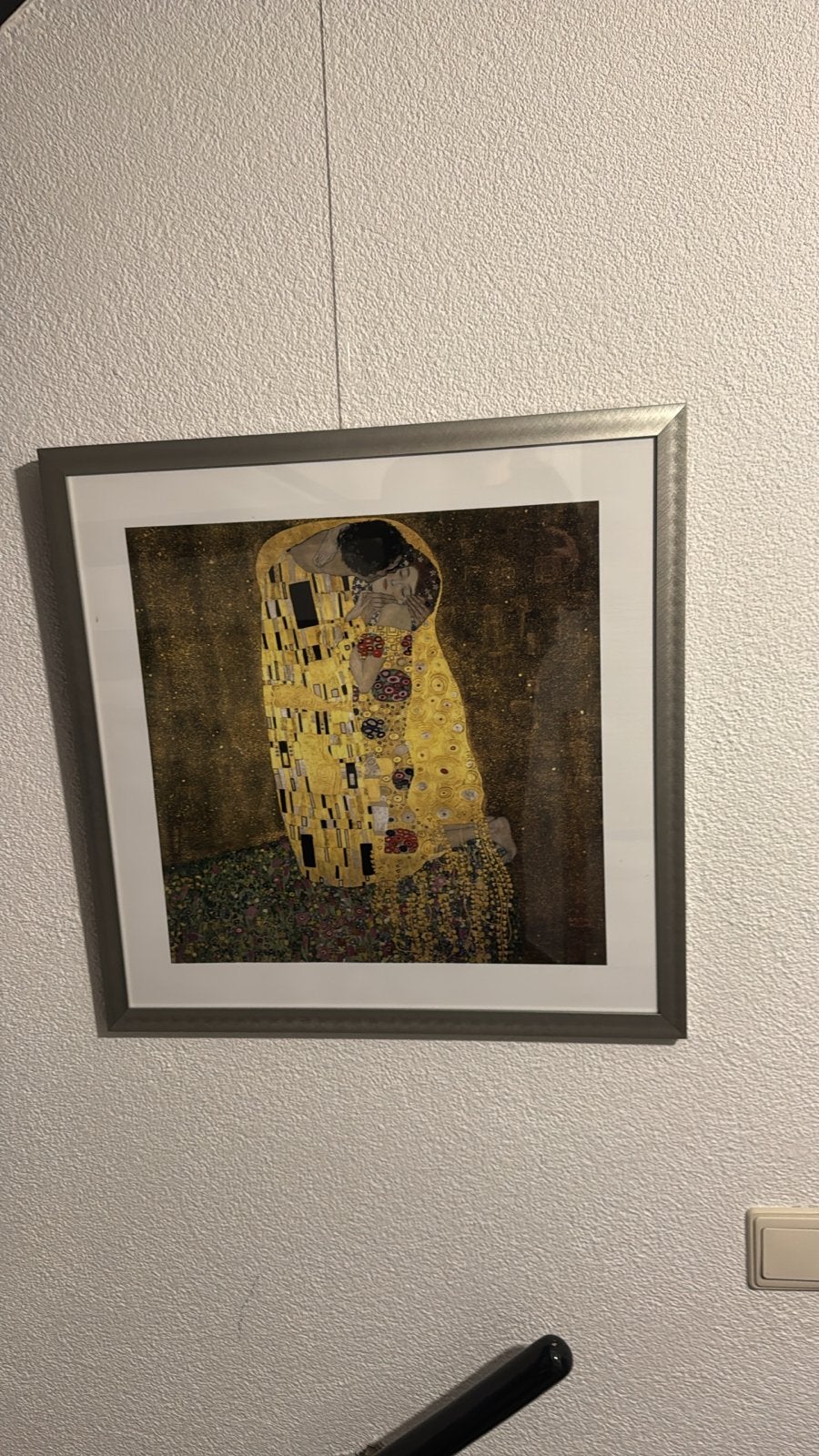 Gustav Klimt - De Kus (ingelijste reproductie), Antiek en Kunst, Kunst | Schilderijen | Klassiek, Ophalen, Overige stijlen, Portret of Personen