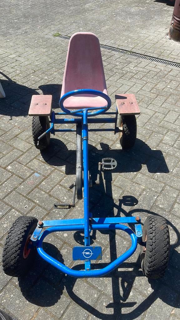 Mooie blauwe berg skelter, Kinderen en Baby's, Speelgoed | Buiten | Skelters, Ophalen, Gebruikt, Berg, Vrijloopautomaat