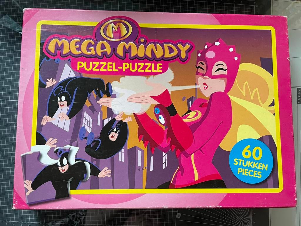 Mega mindy puzzel 60 stukjes, Ophalen, Meer dan 50 stukjes, Zo goed als nieuw, 6 jaar of ouder