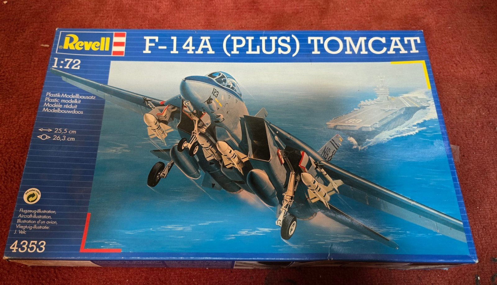 Revell F-14A (Plus) Tomcat Modelbouwdoos - Compleet, Hobby en Vrije tijd, Modelbouw | Vliegtuigen en Helikopters, 1:72 tot 1:144