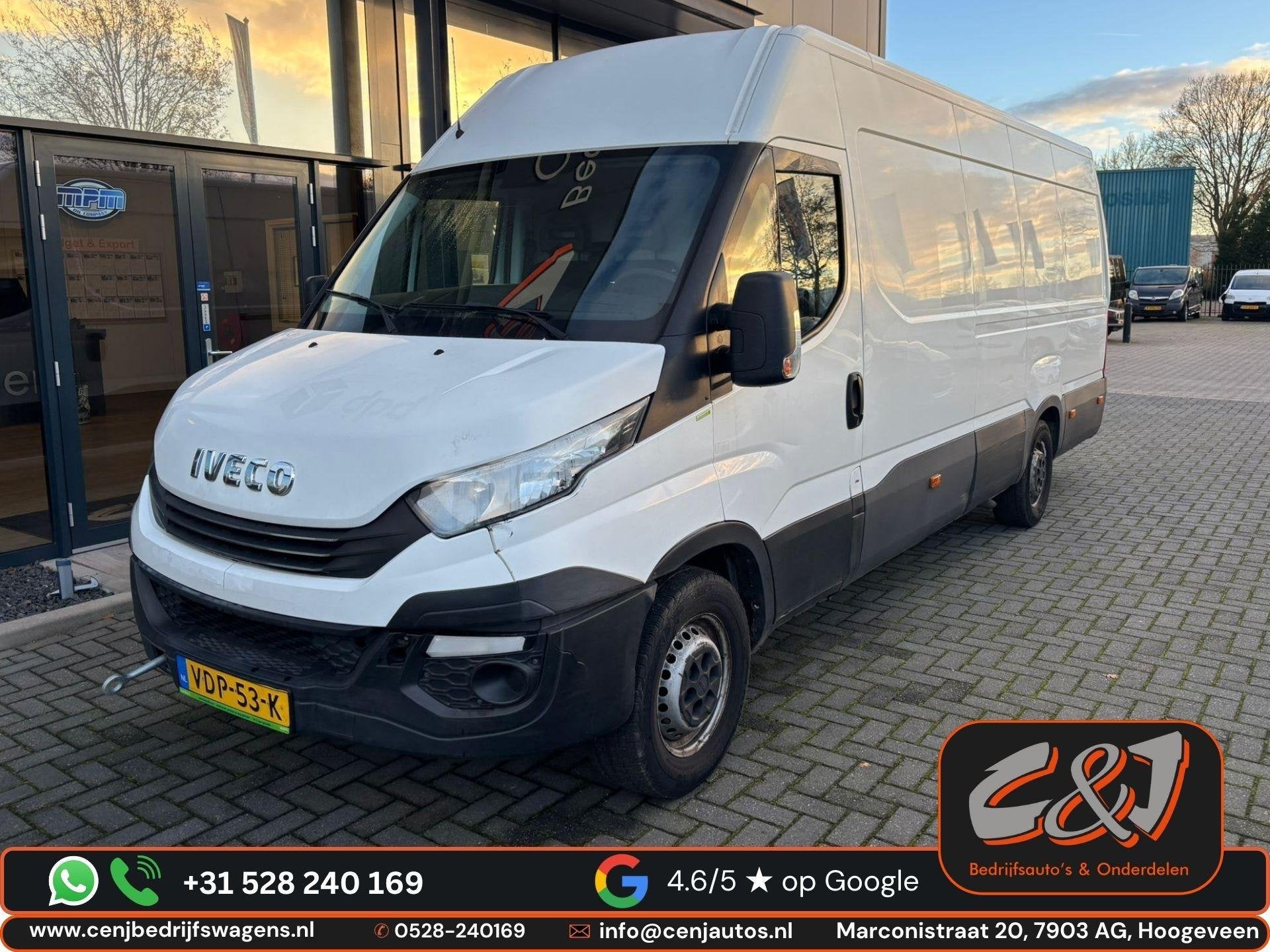 Iveco Daily 35S16V 2.3 410 H2 motorschade airco lang, Wit, Diesel, Iveco Nederland B.V., Telematics@IVECO.com