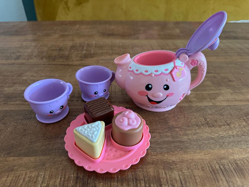 Fisher Price Kopje Thee met Speelgoed - Muziek & Geluid, Kinderen en Baby's, Speelgoed | Fisher-Price, Ophalen of Verzenden, Zo goed als nieuw