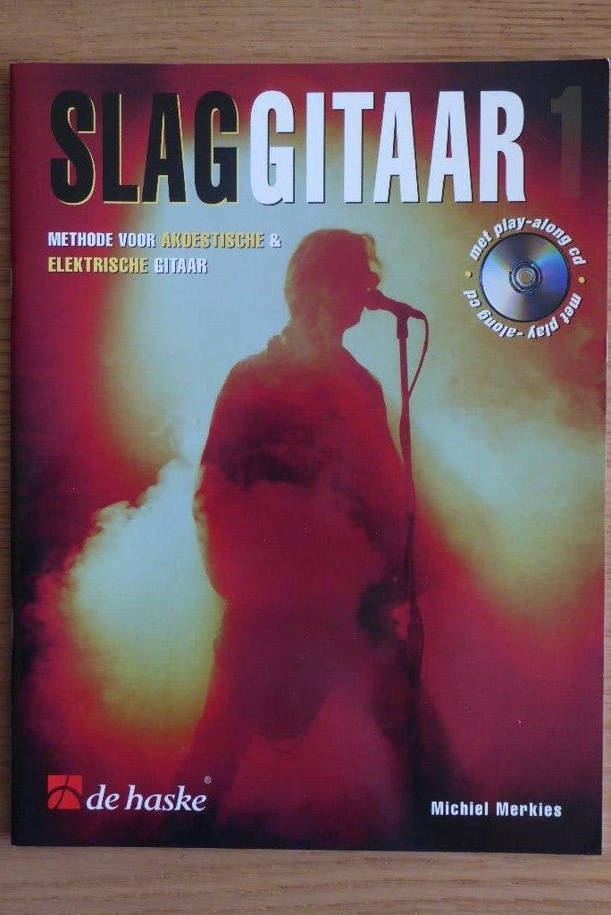 Michiel Merkies - Slaggitaar deel 1   (inclusief CD), Gitaar, Les of Cursus, Ophalen of Verzenden, Zo goed als nieuw