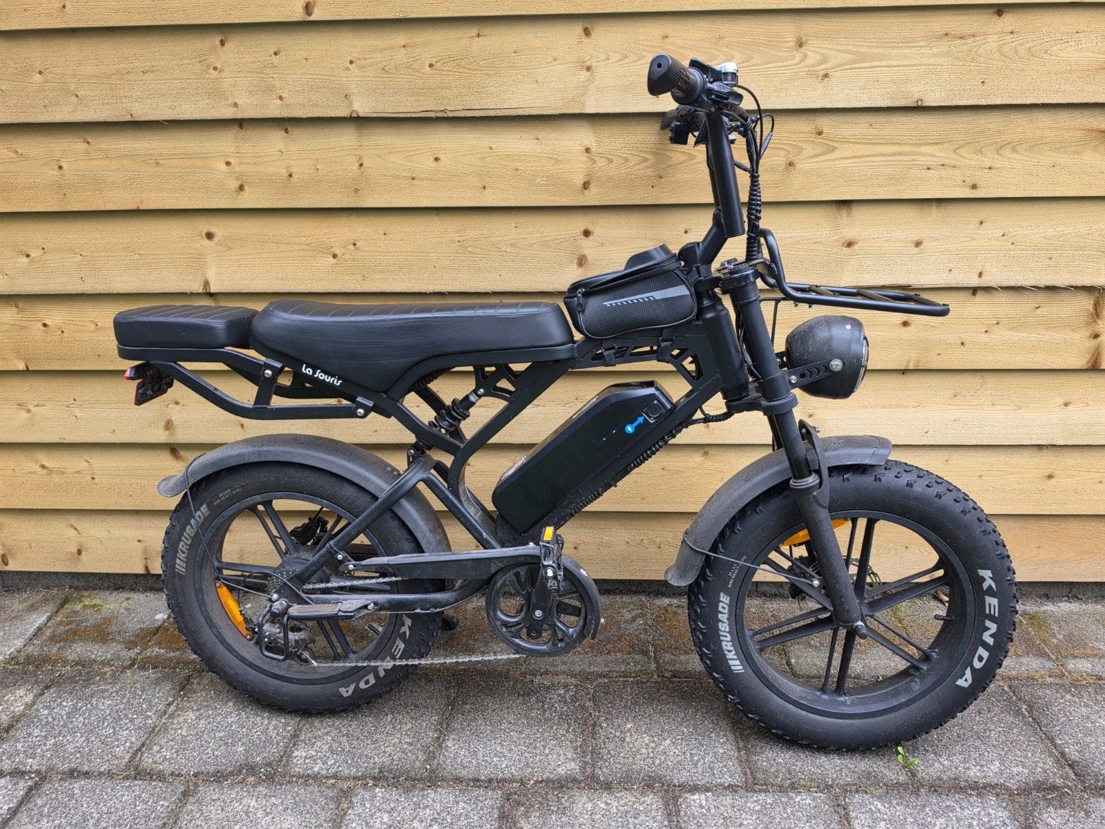 Fatbike La Souris E-Father V20 Pro Black Special Edition E-b, Fietsen en Brommers, Elektrische fietsen, Gebruikt, 59 cm of meer
