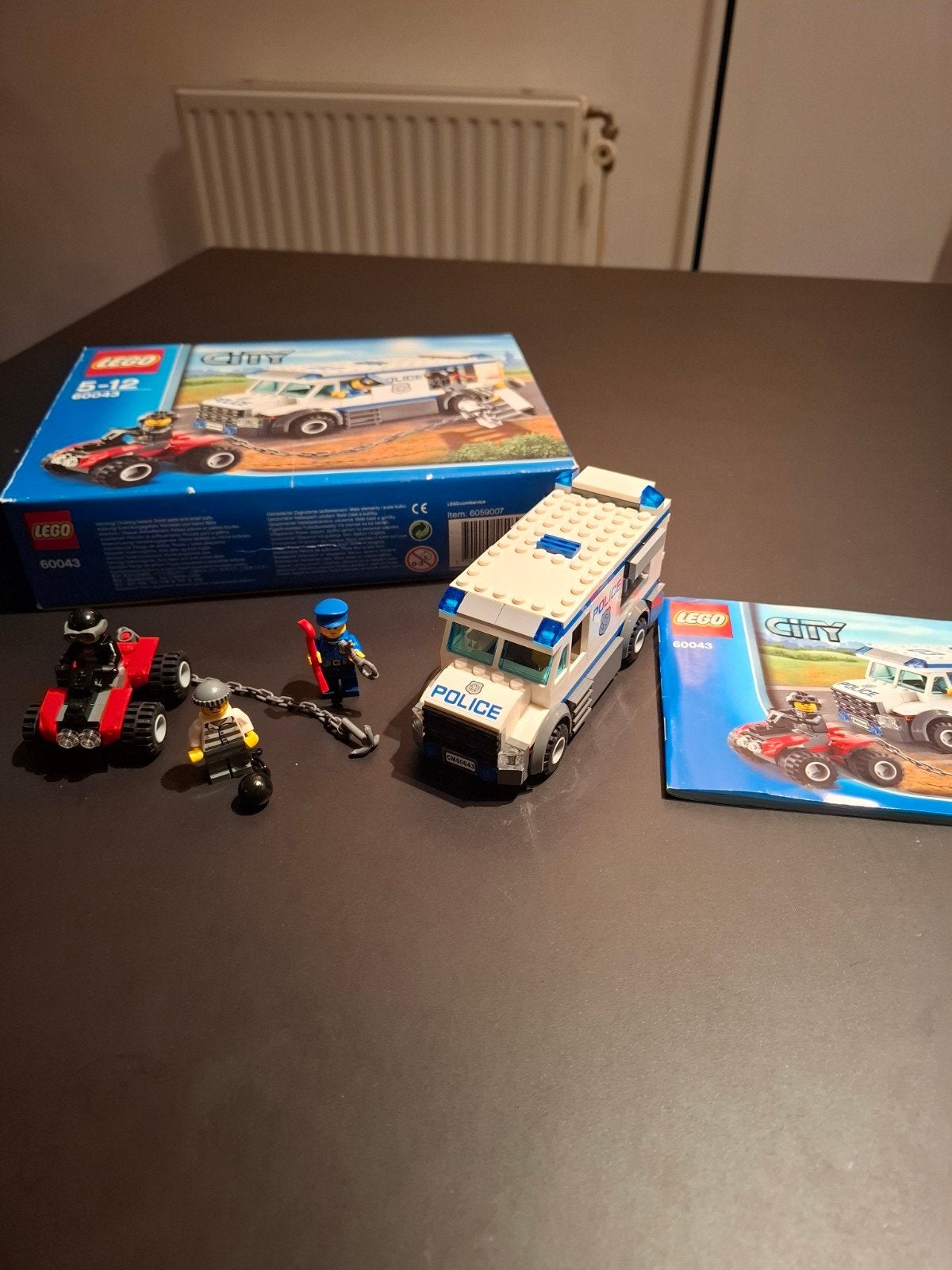 Lego City, Gevangenentransport, nummer: 60043, City, Lego, Ophalen of Verzenden, Zo goed als nieuw