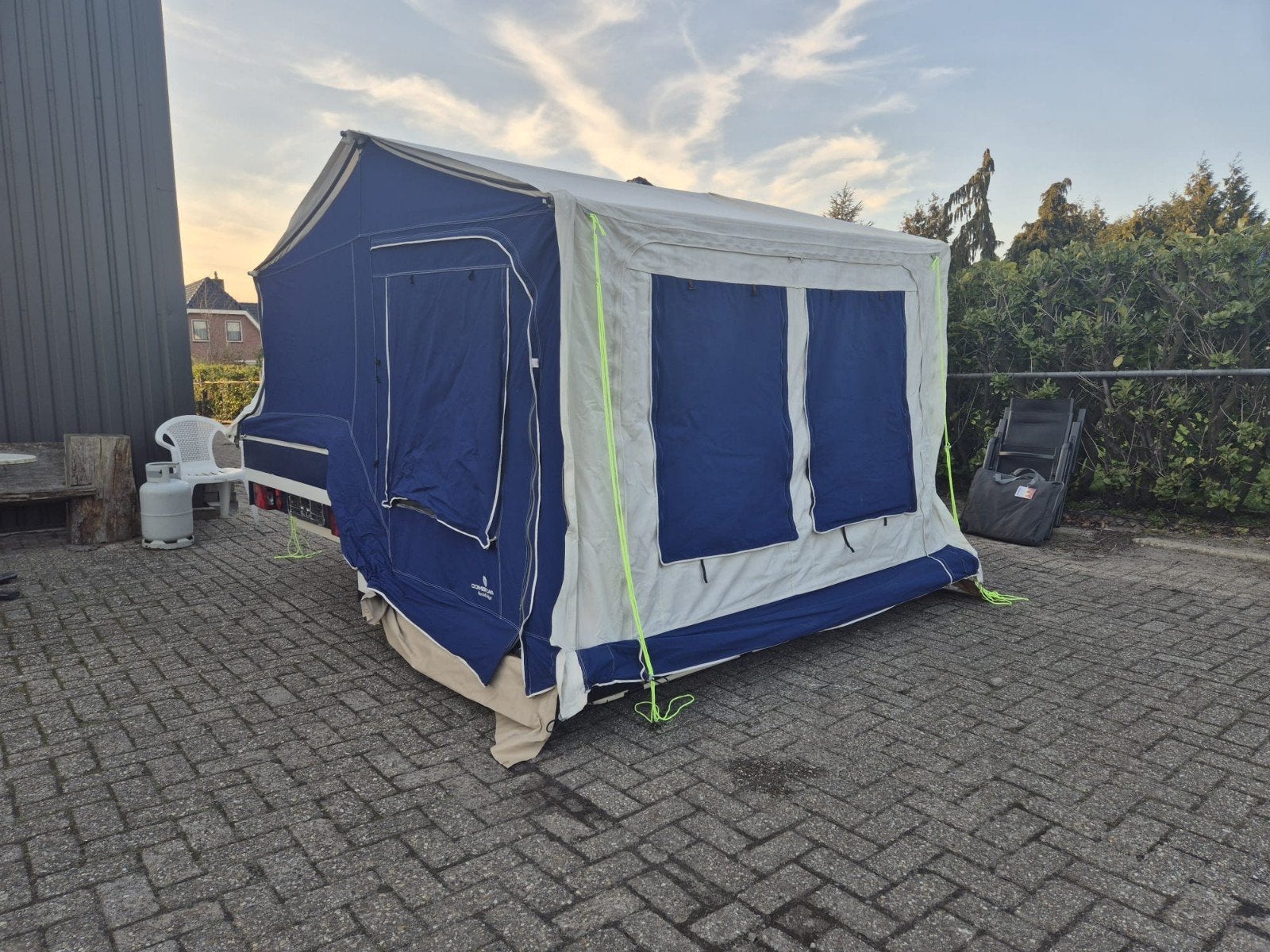 Combicamp Vouwwwagen zgan, Ophalen