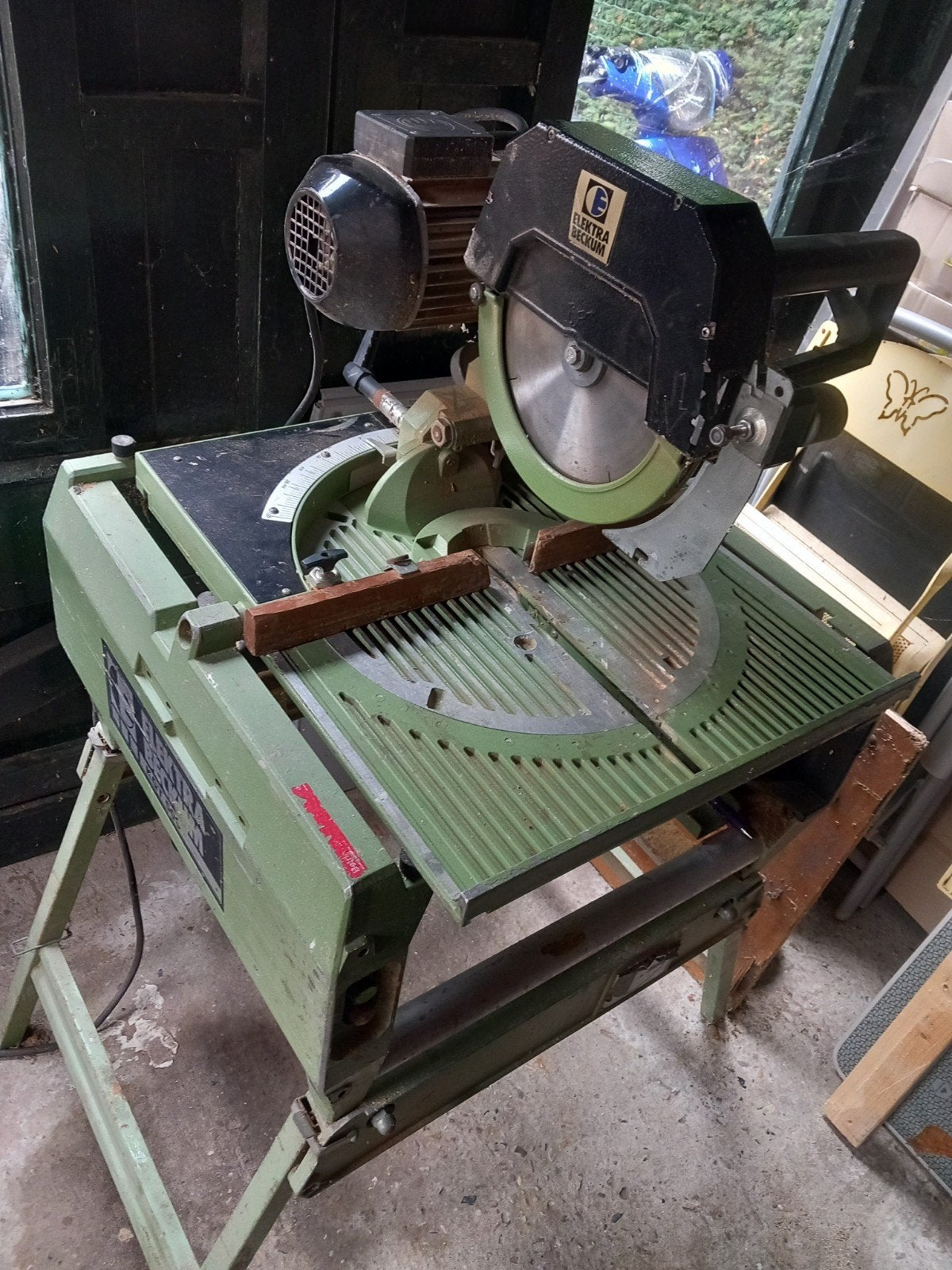 Elektra Beckum KGT 500 Afkortzaag/Tafelzaag, Doe-het-zelf en Verbouw, Elektra Beckum, Gebruikt, 70 mm of meer, Ophalen of Verzenden