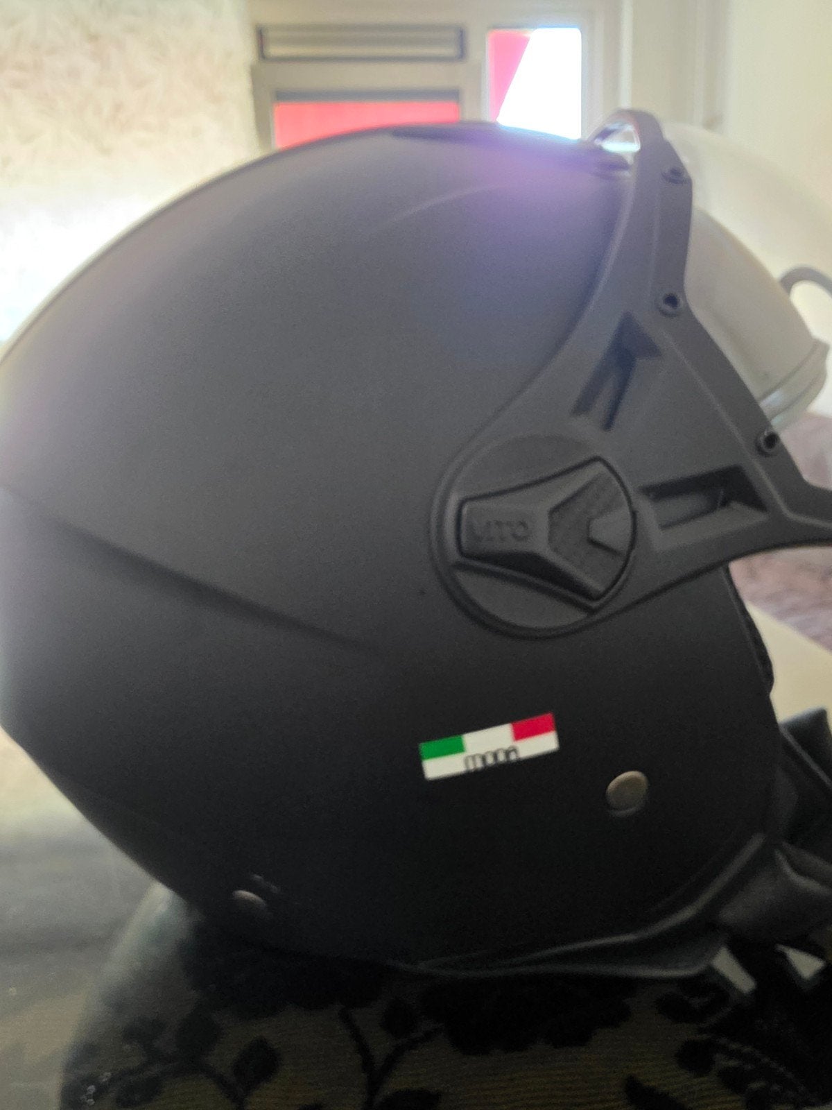 Vito Moda Jethelm - Zo goed als nieuw, Motoren, Ophalen of Verzenden, Tweedehands, Jethelm, Overige merken